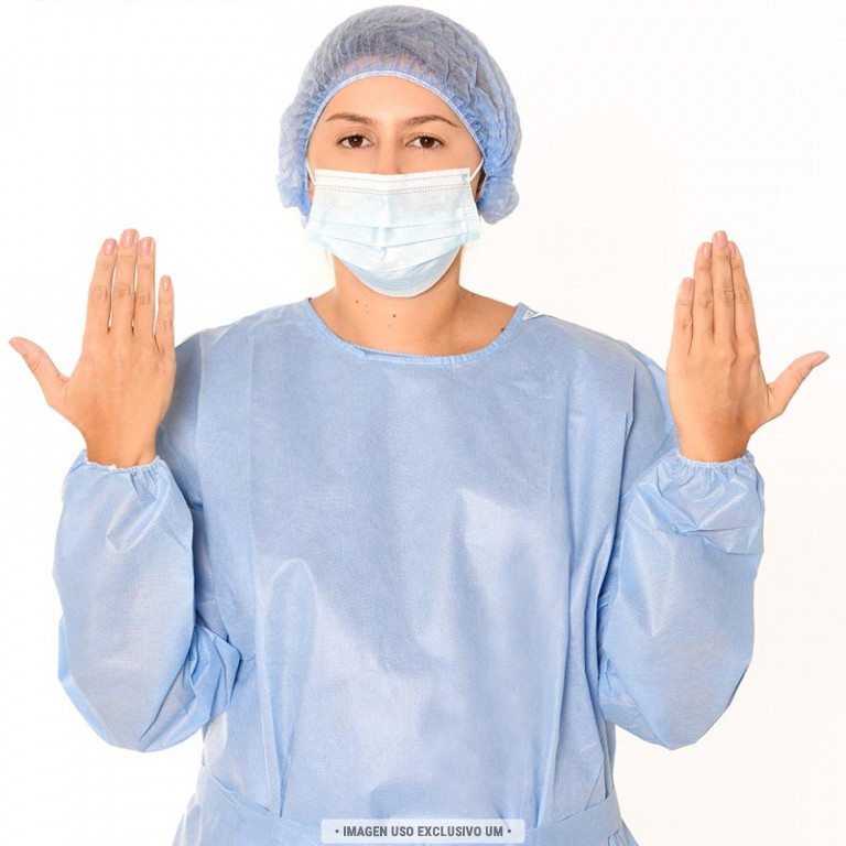 Bata de aislamiento puño resorte Protección