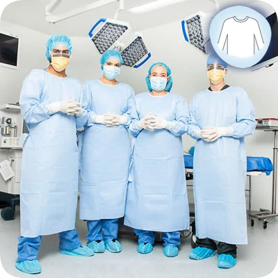 Batas quirúrgicas para procedimientos Portafolio de soluciones Union Medical - UM