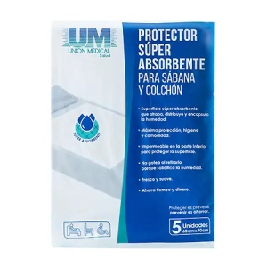 Protector súper absorbente para sábana y colchón Productos UM